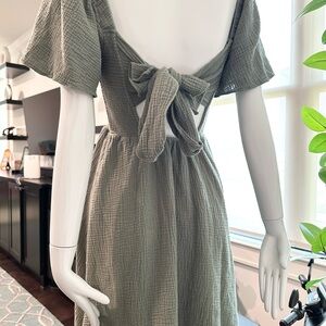 Madewell Olive Mini Dress